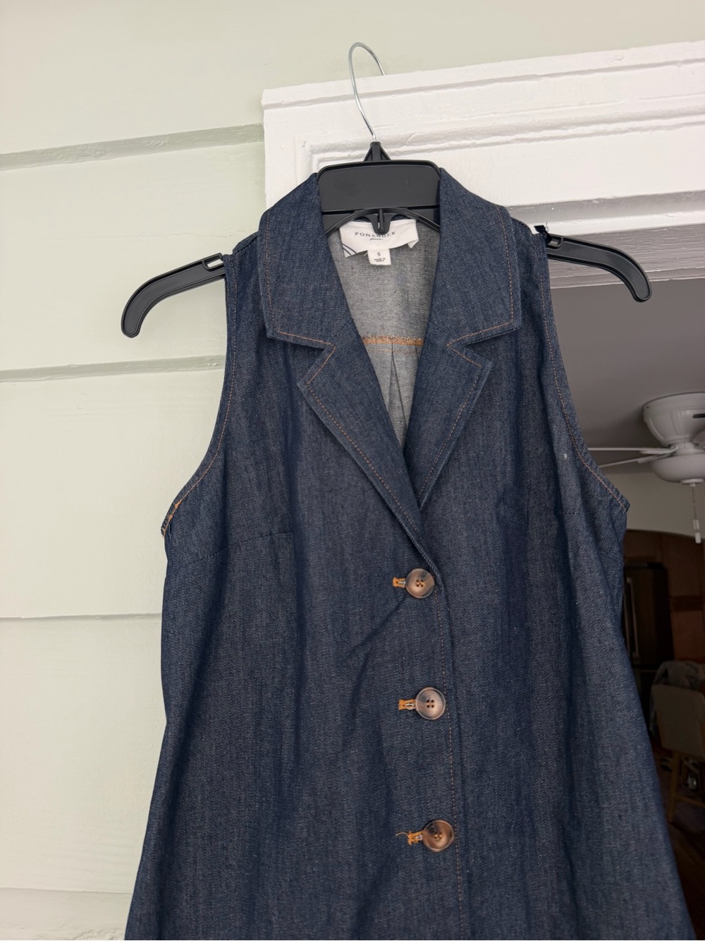 Tuckernuck Dark Denim Sleeveless Mini Dress